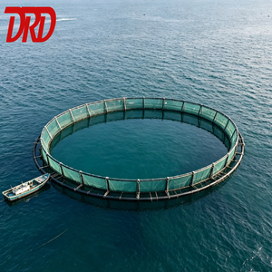 Cage d'élevage de poissons carrée en HDPE pour la truite et le saumon en eau douce - Product Image 1