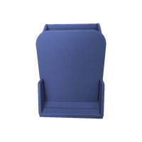 Support de chargeur sans fil 2 en 1 et porte-stylo, station de charge sans fil rapide 15W avec organisateur de crayons