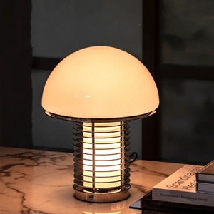 Lámpara de mesa con forma de hongo, Led E27, 220V, Control por interruptor, cuidado de los ojos, para dormitorio, sala de estar, estudio, luz de escritorio - Product Image 3
