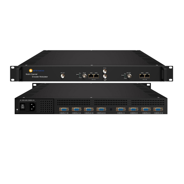 Shineco 16 or 32 Channel MPEG4 H.264 SD AV to DVB-T Modulator