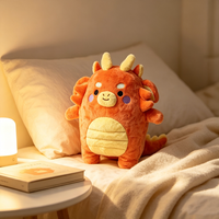 Peluche Dragon Personnalisée Dessin Animé ODM OEM Faible MOQ Échantillonnage Rapide Poupée en Peluche Douce Cadeau Enfant Décoration Maison