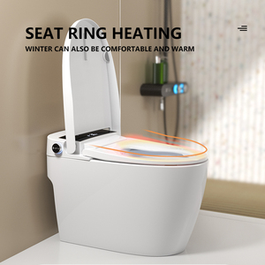 مرحاض ذكي للغرفة مع شطاف كهربائي، مرحاض سيراميك، كرسي حمام، مراحيض ذكية أوتوماتيكية بالكامل - Product Image 5