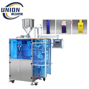 Machine d'emballage automatique pour sachets de gel énergétique sportif 60g, sachets de gel oral Kamagra, et sachets de forme irrégulière - Product Image 1