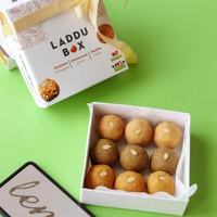 Boîte à bonbons Laddu de créateur pour les festivals et les mariages
