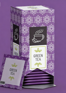 Caja de té ecológica morada, caja de regalo artesanal, se pueden aceptar pedidos de té personalizados - Product Image 3
