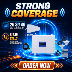 Amplificador de <span class=keywords><strong>red</strong></span> celular interior tribanda 2G/3G/4G amplificador de señal móvil 900/1800/2100Mhz amplificadores repetidores para redes GSM LTE 5G - Product Image 2