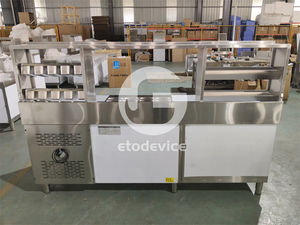 Comptoir de bar à thé boba, comptoir de bar à eau pour thé aux bulles, comptoir de travail en acier inoxydable pour thé aux bulles - Product Image 4