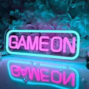 Letrero Luminoso LED de Neón con Diseño de Videojuego, Decoración de Pared para Cuarto de Juegos, Habitación Infantil, Dormitorio, Sala de Juegos, Regalo de Cumpleaños, Luz Blanca Cálida - Product Image 2