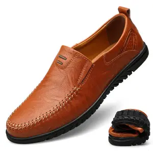 Una Generación de zapatos de cuero para hombres primavera y otoño nuevos zapatos casuales de negocios zapatos de cuero formales para hombres versión coreana de