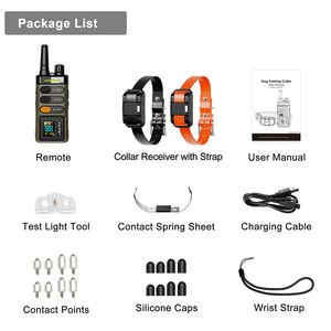Profession elles wiederauf lad bares wasserdichtes Remote-Hunde trainings halsband mit Farbbild schirm mit einer Reichweite von 1600 Metern - Product Image 2