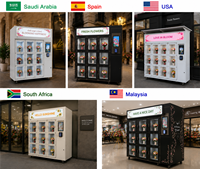 Vitrina Refrigerada para Flores Winnsen, Puerta Doble de Vidrio con Cierre Automático para Floristería 24H