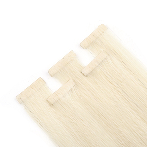 Extensions de cheveux invisibles de haute qualité pour salon, double épaisseur, sans couture, 100% cheveux humains lisses, extensions à bandes adhésives. - Product Image 5