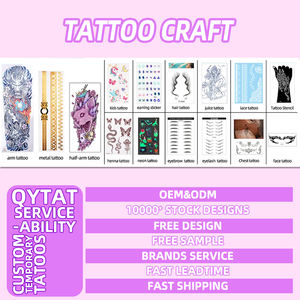 Holografische laser K-Pop demonjagers Halloween papieren tijdelijke tattoo stickers - Product Image 3