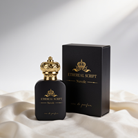 Nouveau produit, flacon de parfum de luxe personnalisé, flacon de parfum en verre de 100 ml, flacon vaporisateur personnalisé avec bouchon en métal pour parfum, 30 ml, 50 ml