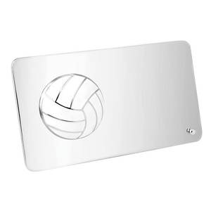 Placa Metálica Brillante para Voleibol de 88x160 mm para Trofeos, Medallas y Placas - Product Image 3