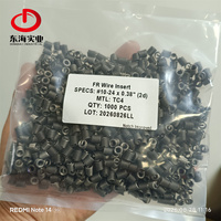 Inserts hélicoïdaux résistants à la corrosion en titane Ti-6Al-4V ASTM Grade 5, filetage 1/4-20, 6-32, 8-32, 10-24, Helicoils