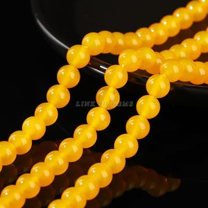 Perles rondes en agate jaune naturelle Jingde Jewelry pour bracelet DIY, accessoires, vente directe d'usine - Product Image 2
