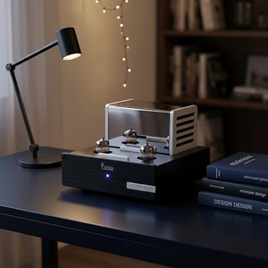 Préamplificateur phono 2 canaux YAQIN MS-23B MM RIAA <span class=keywords><strong>12AX7</strong></span> avec construction en aluminium, amplificateur domestique - Product Image 3