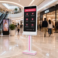 Kiosco con Pantalla Táctil Sinmar de 32 Pulgadas, Kiosco con Pantalla Táctil Android Windows, OEM, Luz LED, LCD, Tótem Publicitario Digital