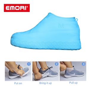 Cyclisme Silicone Botte de <span class=keywords><strong>Pluie</strong></span> Couvre-chaussures Pliable Élastique Neige Botte De <span class=keywords><strong>Moto</strong></span> Imperméables - Product Image 4