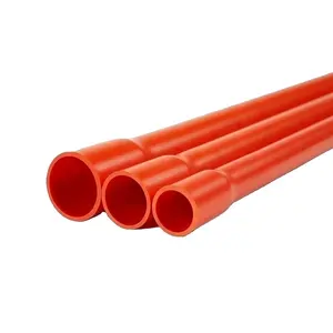 LeDES 63mm HD UV-Resistant PVC Electrical Conduit Heat Shrinkable AS/NZS 2053 Approval Suppliers Cable Conduits