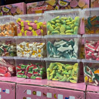 Halal Fruitige Gummy Oogballen Jelly Zachte Snoepjes 3D Mix Zoete Snoepjes Bal Fles Verpakking Aangepaste Groothandel