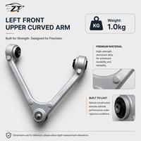 Pour Jaguar XF X250 2009-2015 Bras de suspension supérieur avant côté gauche C2Z29117 XR857884 C2Z29117 G