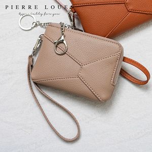 Pierre Loubes Mini Coin <b>Purse</b> <b>Small</b> Solid Color Waterproof Keychain Wallet Women's Everyday Use - Product Image 2