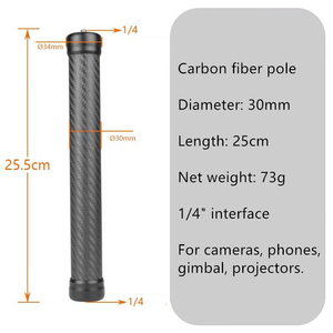 Nouveau bâton de selfie extensible en fibre de carbone 3M édition étendue Insta 360 One X2 X3 pour GoPros Hero 11 10 9 8 - Product Image 6