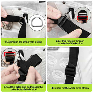 Custom Dual Balanced Golf <b>Bag</b> Shoulder <b>Straps</b> Reinforced 1680D Nylon Backpack <b>Replacement</b> Professional Factory Sourcing - Product Image 5