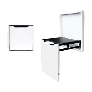 <span class=keywords><strong>Panca</strong></span> per scarpe da parete facile da installare sgabello pieghevole blu sedia da parete pieghevole salvaspazio - Product Image 6