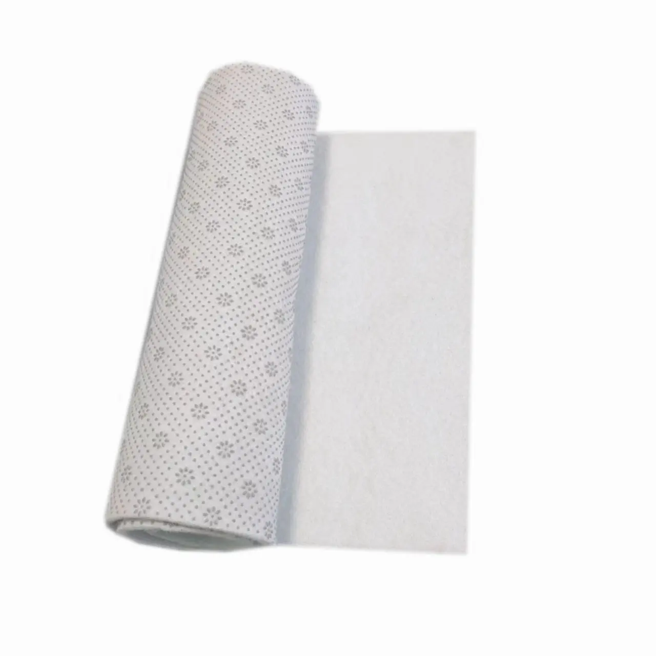 Tela de fieltro de puntos tela compuesta gota alfombra de plástico sofá ventana cojín tela de fibra química