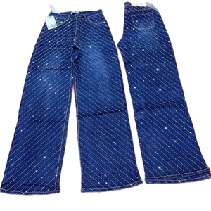 <span class=keywords><strong>Jeans</strong></span> Cargo a Gamba Larga in Denim Stile <span class=keywords><strong>Boyfriend</strong></span> per <span class=keywords><strong>Donna</strong></span>, Moda Streetwear Primaverile, Vendita all'Ingrosso - Product Image 6