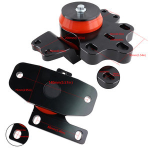 Support moteur Auso-Racing en alliage d'aluminium rouge pour Volkswagen Golf 5 6 Jetta Audi A3 - Product Image 5