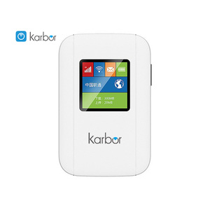 <span class=keywords><strong>Mini</strong></span> enrutador inalámbrico Karbor 4G portátil para exteriores Hotspot 300Mbps 150Mbps Mifis 2200mAh funció<span class=keywords><strong>n</strong></span> QoS para repetidor <span class=keywords><strong>WiFi</strong></span> de bolsillo SOHO - Product Image 1