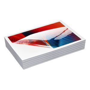 Inkjet terbaik dapat dicetak 8.5x11 inci ukuran A4 kertas stiker Inkjet vinil bening transparan tahan air - Product Image 5