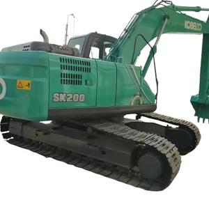 Excavatrice diesel hydraulique utilisée par original de Kobelco SK200 d'équipement lourd avec l'excellent prix concurrentiel de représentation à vendre - Product Image 1