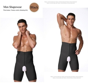Body amincissant pour <span class=keywords><strong>gaine</strong></span> de <span class=keywords><strong>ventre</strong></span> pour hommes coupe-cuisse Shapewear taille formateur corps Shaper <span class=keywords><strong>ventre</strong></span> contrôle Fajas colombien - Product Image 6