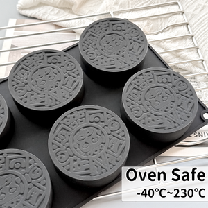 Molde de silicona redondo estilo corte con tótem <span class=keywords><strong>maya</strong></span>, molde de silicona para mousse con sello del Dios Sol, molde de silicona personalizado en pequeñas cantidades - Product Image 4