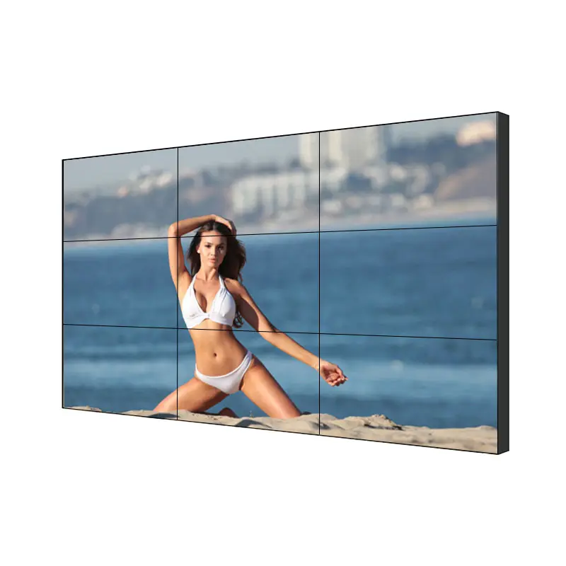 LCD Commercial Digital Advertising Player Full HD Wifi LCD Video Wall High Brightness Display LCD Advertising Screen