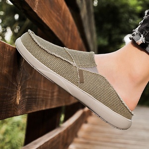 Mens trượt trên giày, vải giày đế với vòm hỗ trợ, chỉnh hình giản dị Sneakers, trong nhà và ngoài trời đi bộ dép giày - Product Image 4