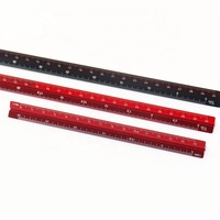 Règle de balance triangulaire en alliage d'aluminium, 30cm, noire, de bonne qualité, pour étudiants poste chiffon