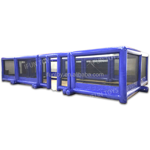 สนามกีฬาเป่าลมแบบโต้ตอบสำหรับประสบการณ์ <span class=keywords><strong>VR</strong></span> สนามแข่งขันเสมือนจริงเวที <span class=keywords><strong>VR</strong></span> สำหรับงานปาร์ตี้ - Product Image 3