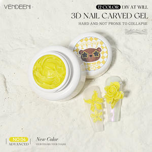 Pegamento para Uñas con Diseño de Macaron Antiadherente, 12 Colores, Patrón Regular, Función de Relleno de Bordes sin Lavado, Micrograbado - Product Image 6