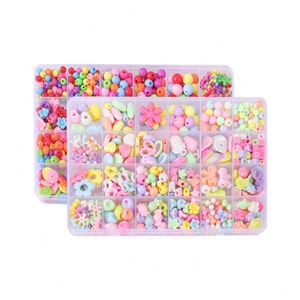 <b>DIY</b> Children's Beaded Bracelet Educational Toy Acrylic Beads Jewelry Making <b>Kit</b> with Craft Supplies Set - Product Image 5