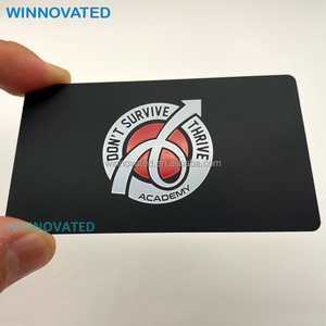 Tarjeta de Presentación Metálica con Logotipo Personalizado, Grabado Profundo, Acabado Negro Mate Antihuellas - Product Image 2
