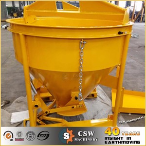 El diseño actualizado de hormigón comida cubo para contratistas de construcción 1CBM capacidad - Product Image 1
