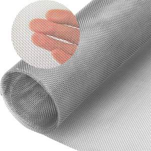 Rouleau de treillis métallique en acier inoxydable 304N, 1x30m, maille de 1mm, finition de surface 2D, norme GB, filtration, tamisage, service de soudage, marque GELE - Product Image 6