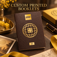 Passeport de voyage personnalisé en cuir, invitation de mariage avec service d'impression de logo par estampage à chaud