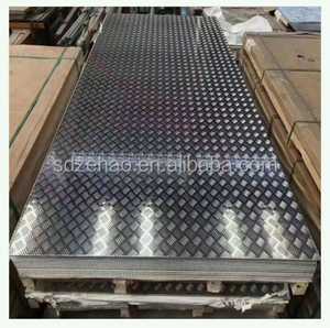 高強度滑り止め3000シリーズ合金エンボス加工チェッカー模様アルミシート/プレート曲げ加工サービス（滑り止め用） - Product Image 2